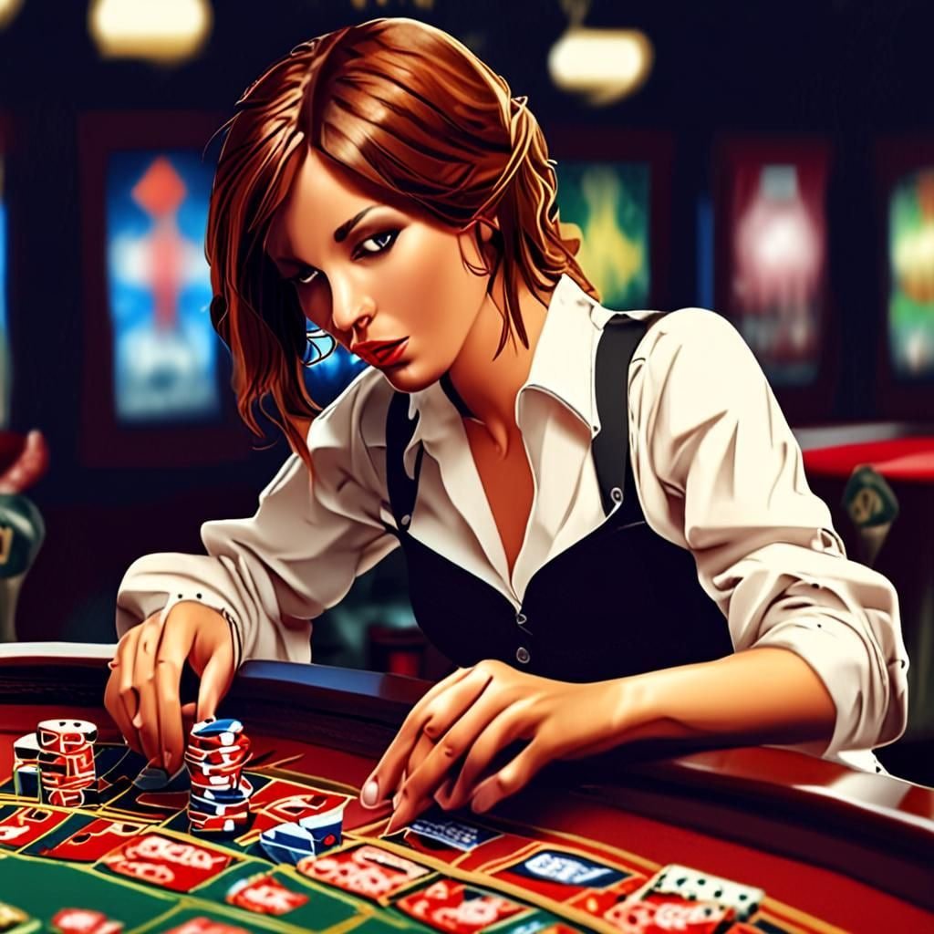Dealer profesional kasino slot61 sedang memandu permainan roulette secara live